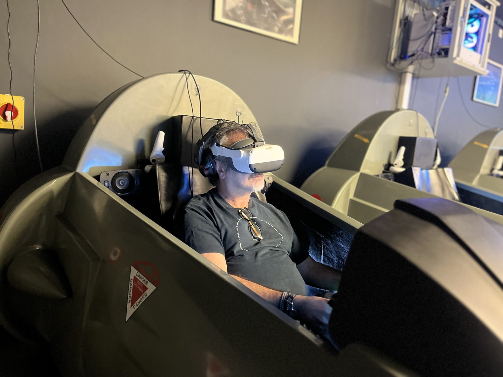 Cockpits du simulateur Mirage 2000 chez Team Square